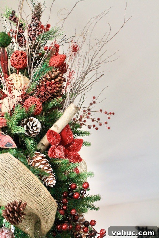 Rustic Woodland Christmas Tree Inspiration for Winter Decor 26 img 6040 25