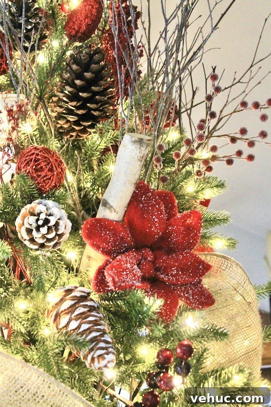 Rustic Woodland Christmas Tree Inspiration for Winter Decor 4 img 6040 3