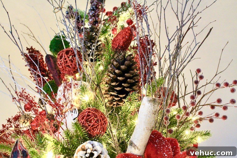 Rustic Woodland Christmas Tree Inspiration for Winter Decor 6 img 6040 5