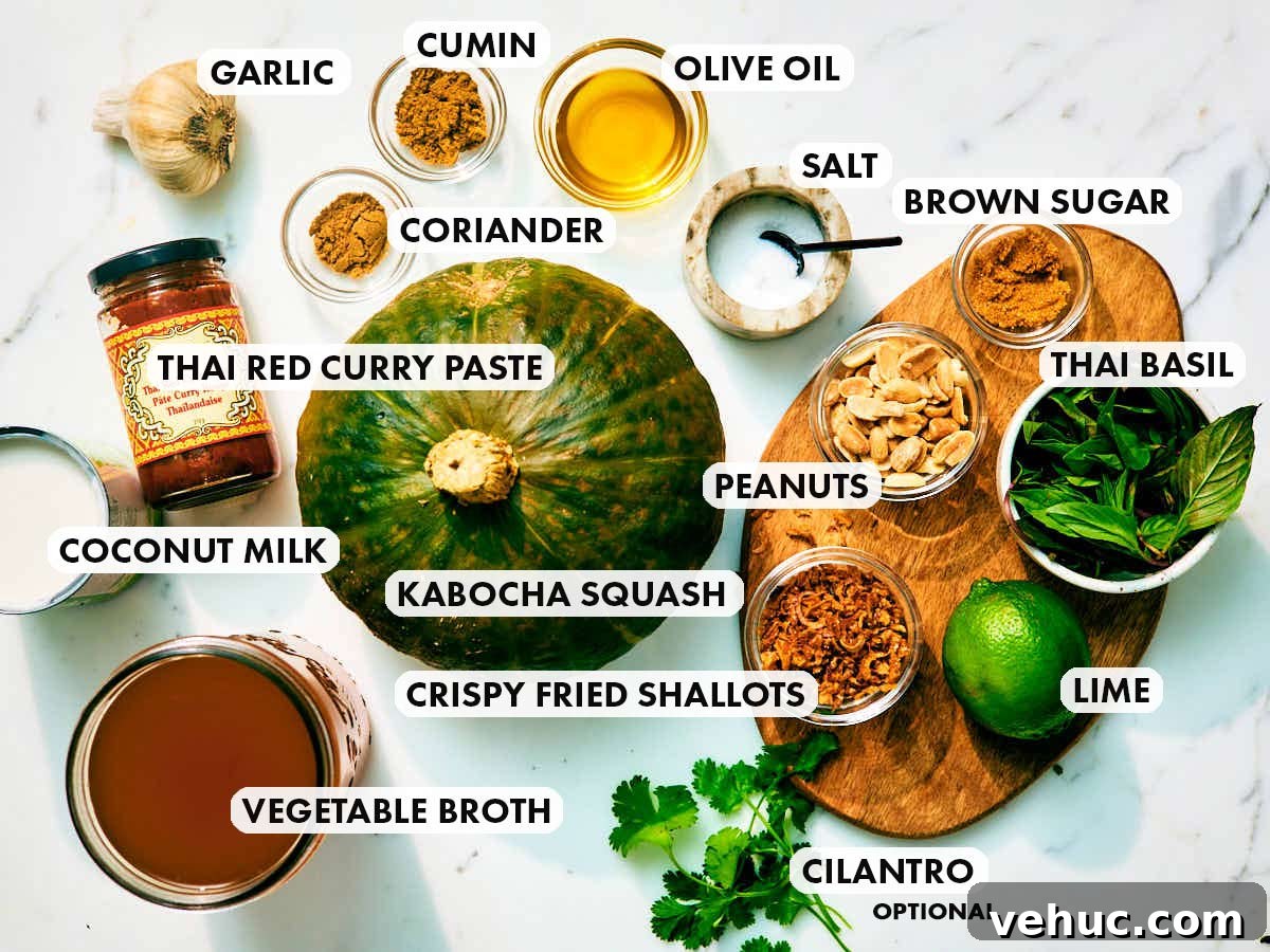 Creamy Kabocha Squash and Coconut Milk Soup — No Blender Needed 5 Ingredients to make vegan and vegetarian Kabocha Squash Soup with coconut milk.