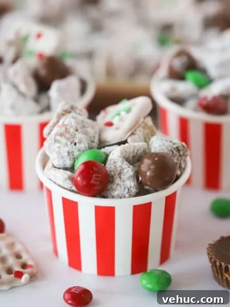 Nutella Muddy Buddies Recipe: Chocolate Hazelnut Snack Mix 7 Reindeer Chow