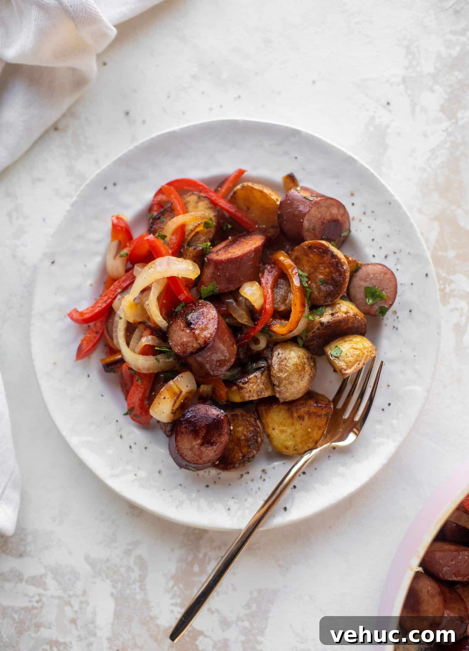 Smoked Turkey Sausage and Crispy Potato Skillet Recipe 4 img 78896 3