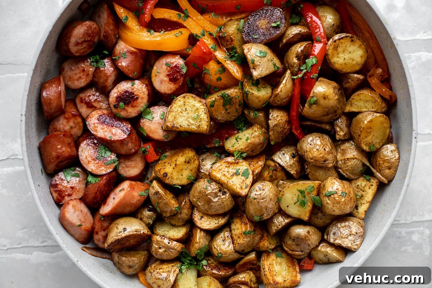 Smoked Turkey Sausage and Crispy Potato Skillet Recipe 6 img 78896 5