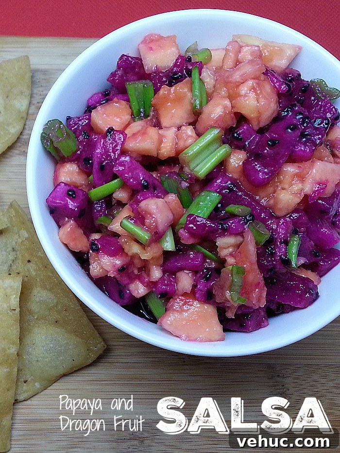 Dragon Fruit and Papaya Salsa Recipe for Tropical Parties 6 Dragon Fruit and Papaya Salsa