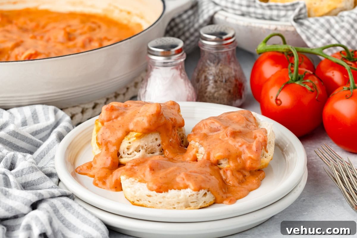 Quick Homemade Tomato Gravy Recipe for Savory Meals 6 Served tomato gravy