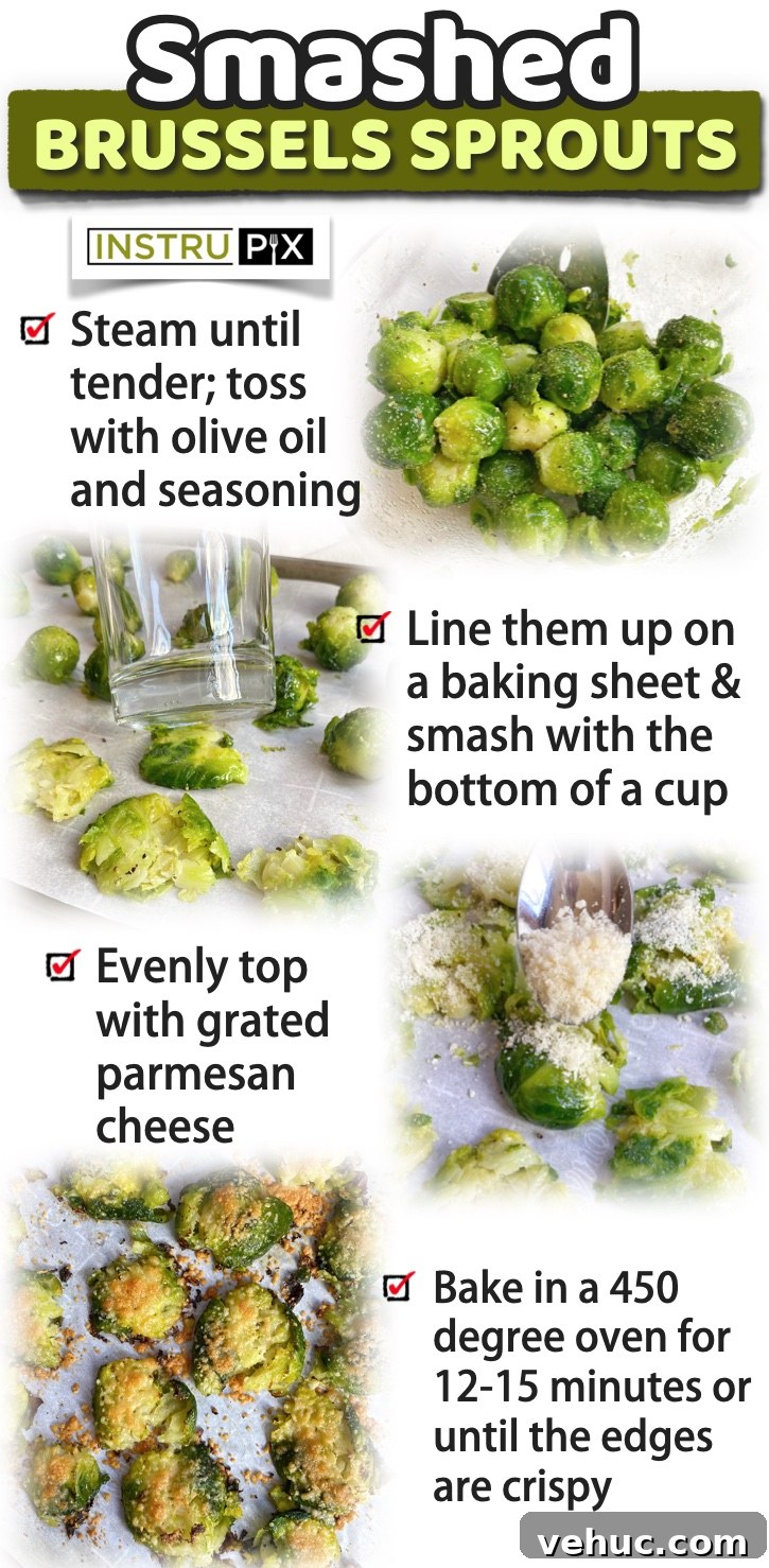 Crispy Smashed Brussels Sprouts with Garlic and Parmesan 11 Low carb, kid‑approved, super yummy side dish.