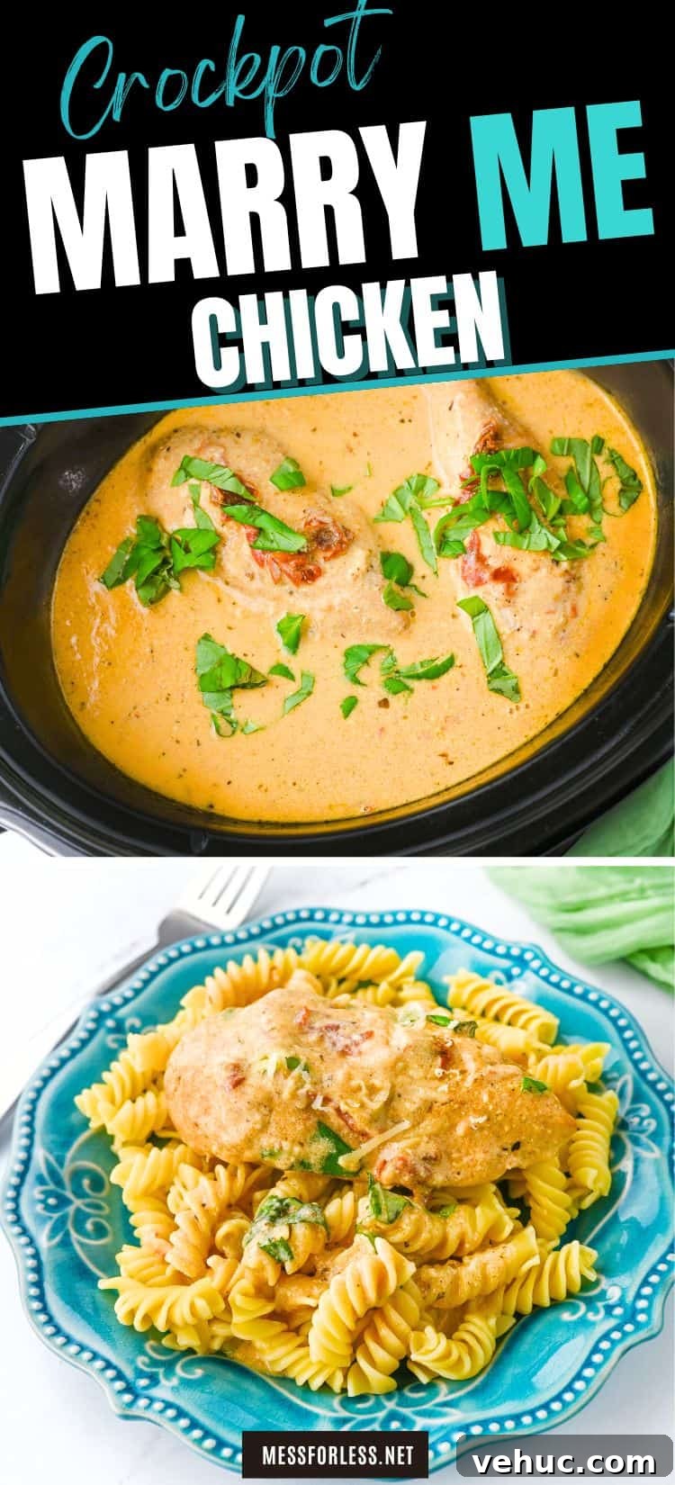 Crockpot Marry Me Chicken Recipe for Tender, Creamy Flavor 2 Crockpot Marry Me Chicken Pin