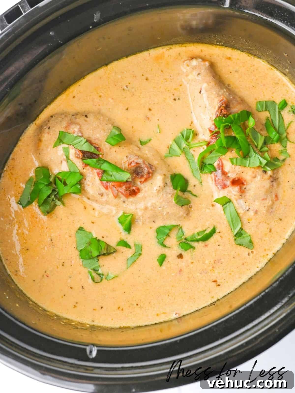 Crockpot Marry Me Chicken Recipe for Tender, Creamy Flavor 11 chicken in cream sauce in crcok pot