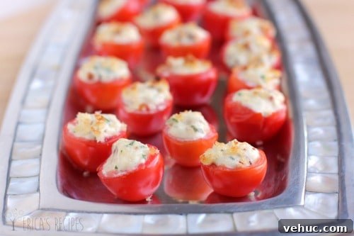 Boursin and Bacon Stuffed Tomatoes with Garlic Herb Filling 2 Bacon and Boursin Stuffed Tomatoes