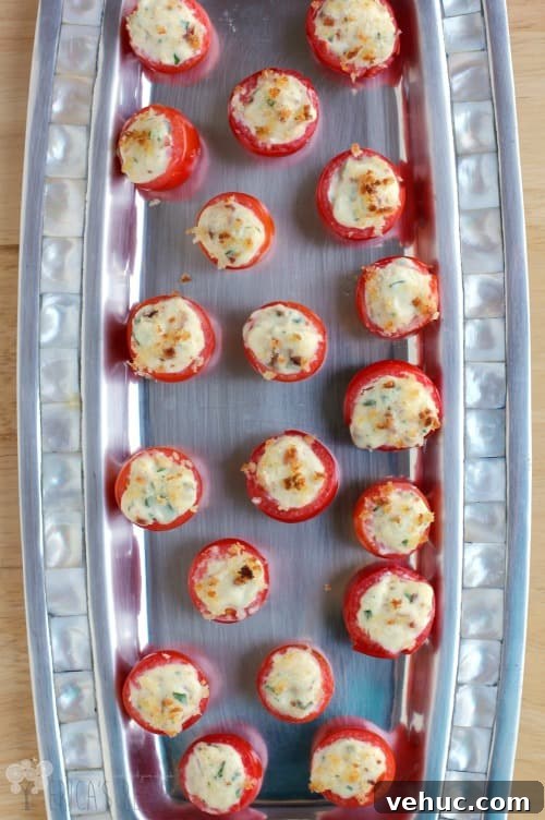Boursin and Bacon Stuffed Tomatoes with Garlic Herb Filling 6 Bacon and Boursin Stuffed Tomatoes